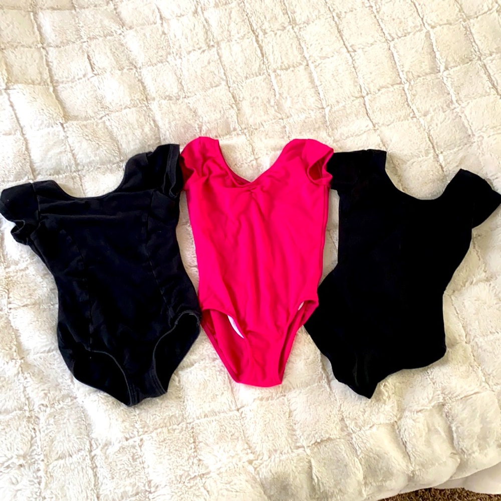 Set of 3 6/6x/7 ballet leotards